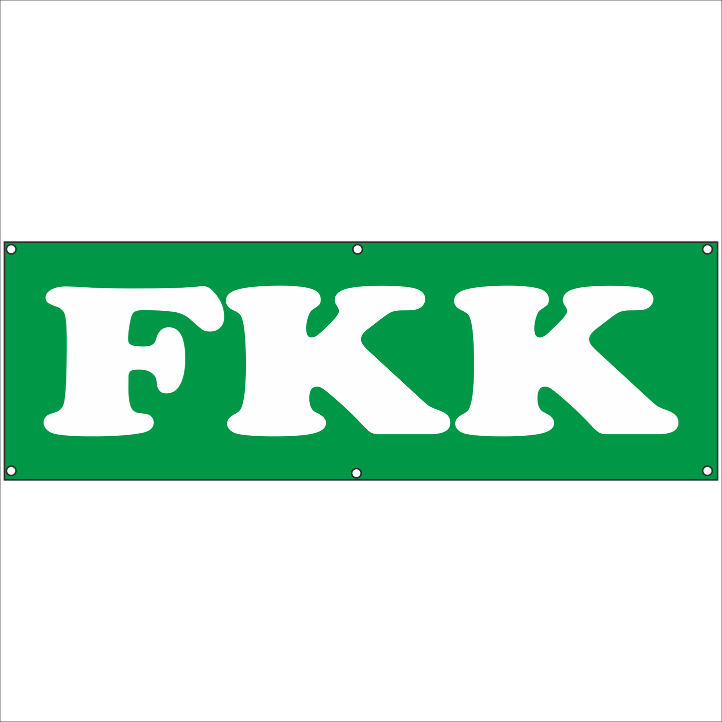 Werbeplane - Gerüstplane - p137 - FKK - NEU - Plane für Baustelle- Garten- Zaun oder Veranstaltung