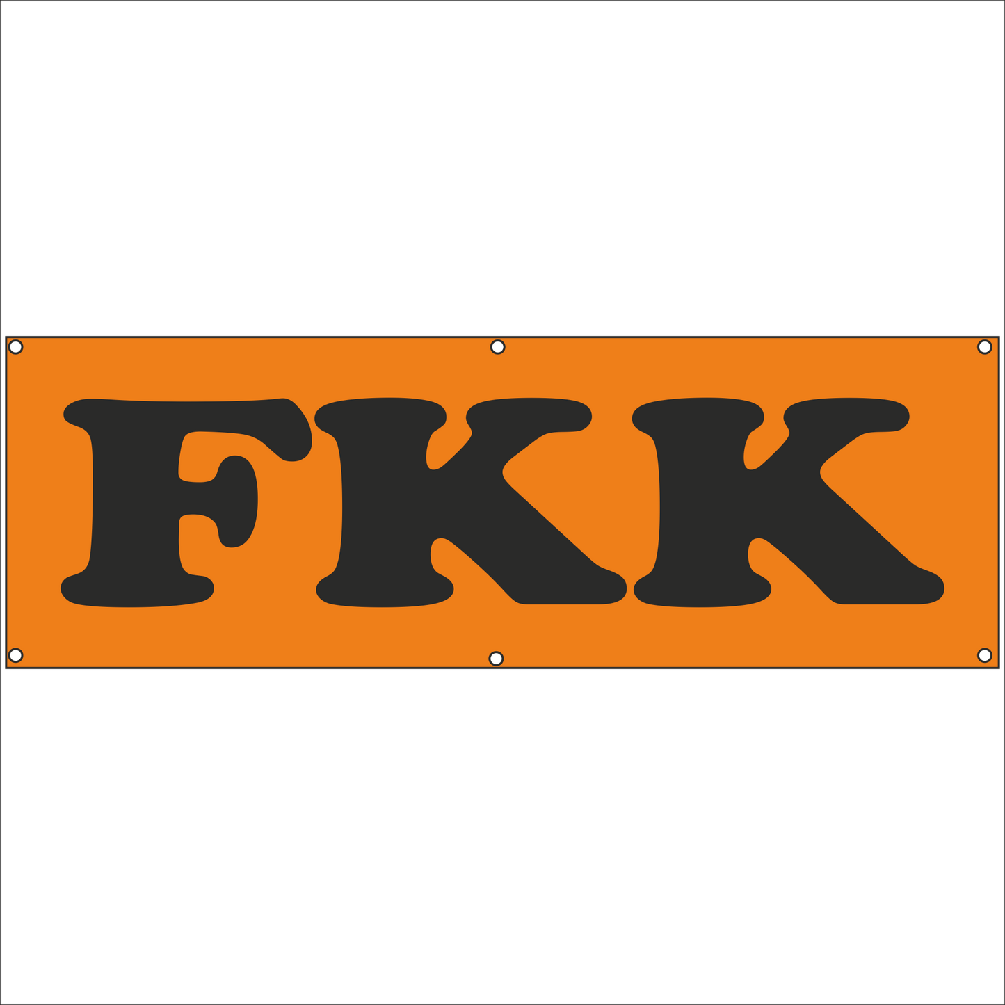 Werbeplane - Gerüstplane - p137 - FKK - NEU - Plane für Baustelle- Garten- Zaun oder Veranstaltung