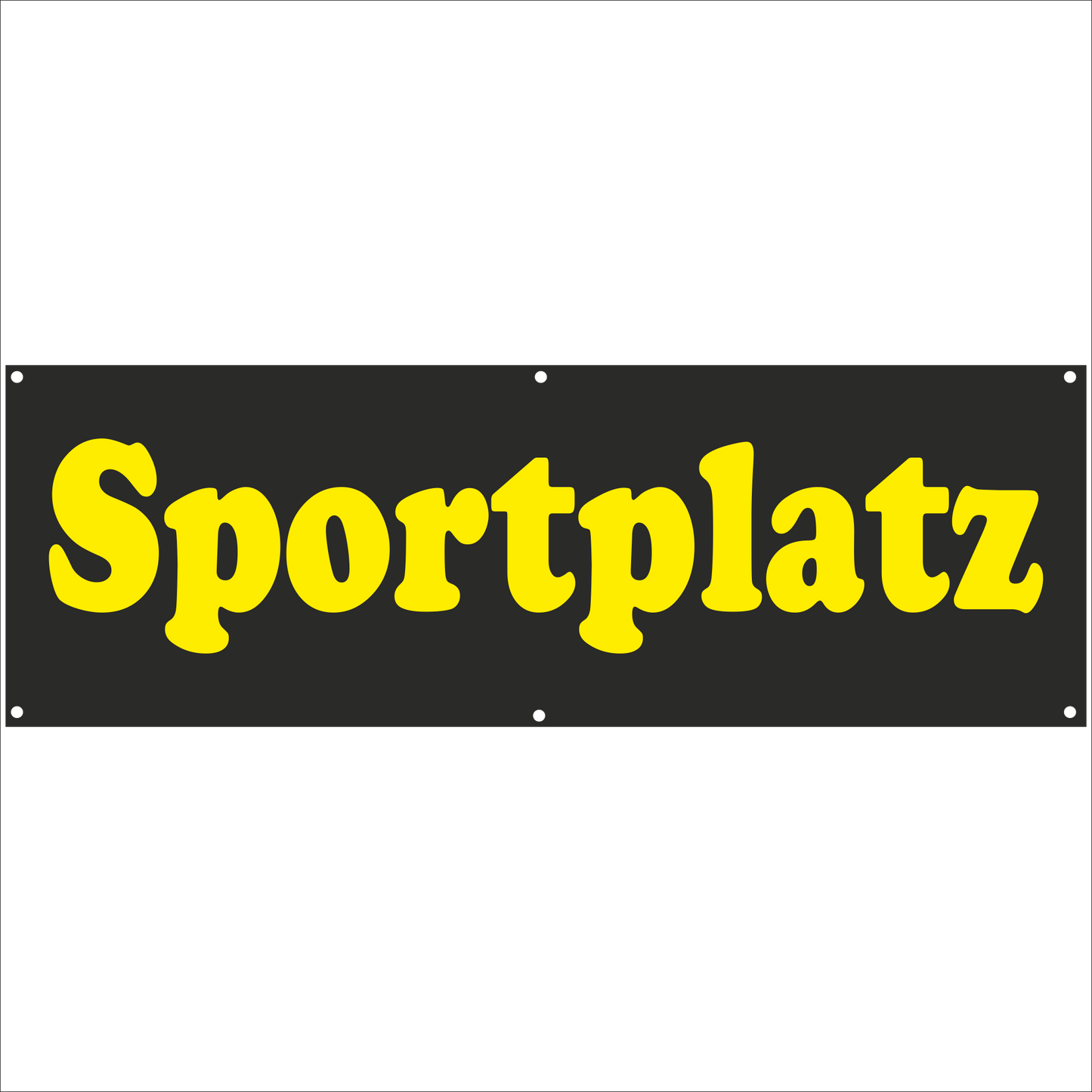 Werbeplane - Gerüstplane - p143 - Sportplatz - NEU - Plane für Baustelle- Garten- Zaun oder Veranstaltung