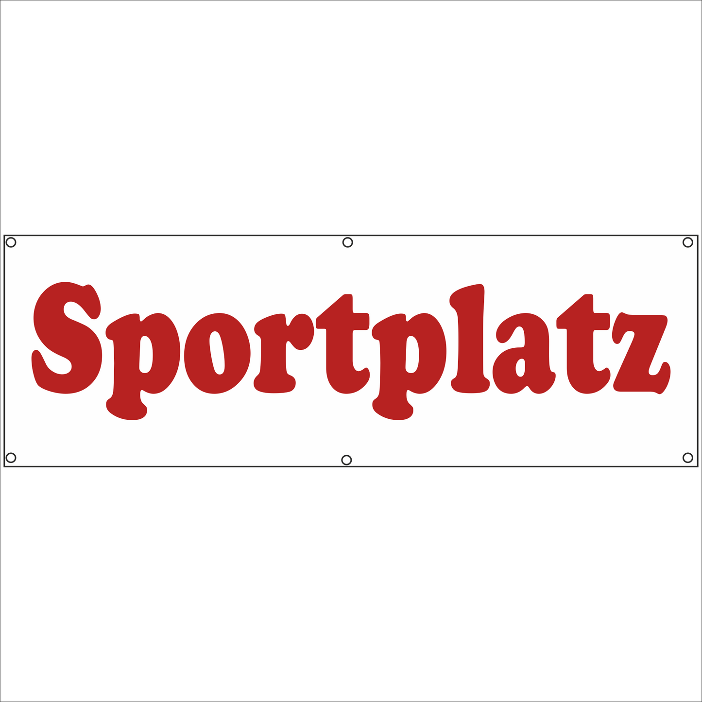 Werbeplane - Gerüstplane - p143 - Sportplatz - NEU - Plane für Baustelle- Garten- Zaun oder Veranstaltung