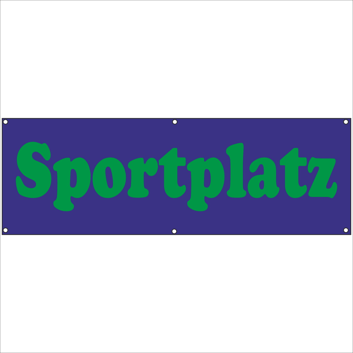 Werbeplane - Gerüstplane - p143 - Sportplatz - NEU - Plane für Baustelle- Garten- Zaun oder Veranstaltung