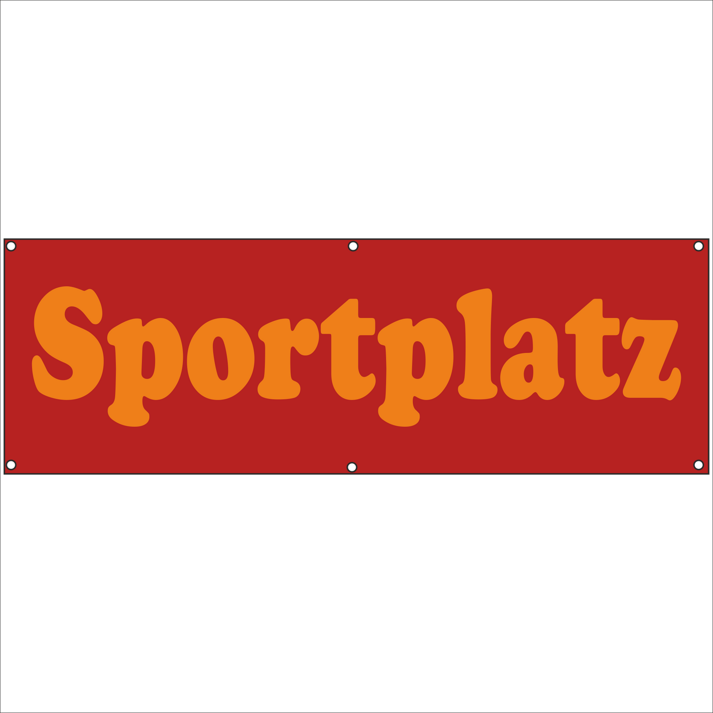 Werbeplane - Gerüstplane - p143 - Sportplatz - NEU - Plane für Baustelle- Garten- Zaun oder Veranstaltung