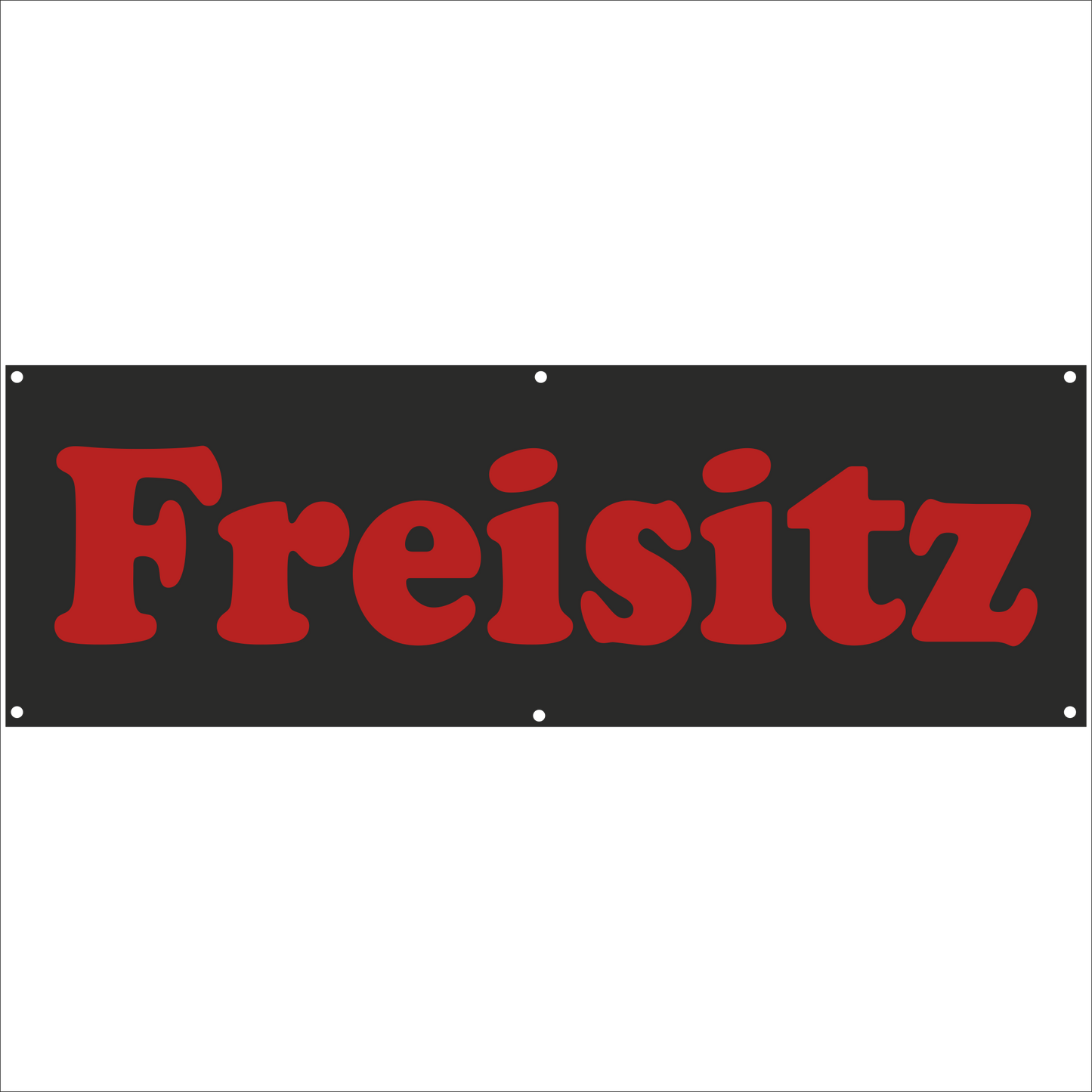 Werbeplane - Gerüstplane - p150 - Freisitz - NEU - Plane für Baustelle- Garten- Zaun oder Veranstaltung