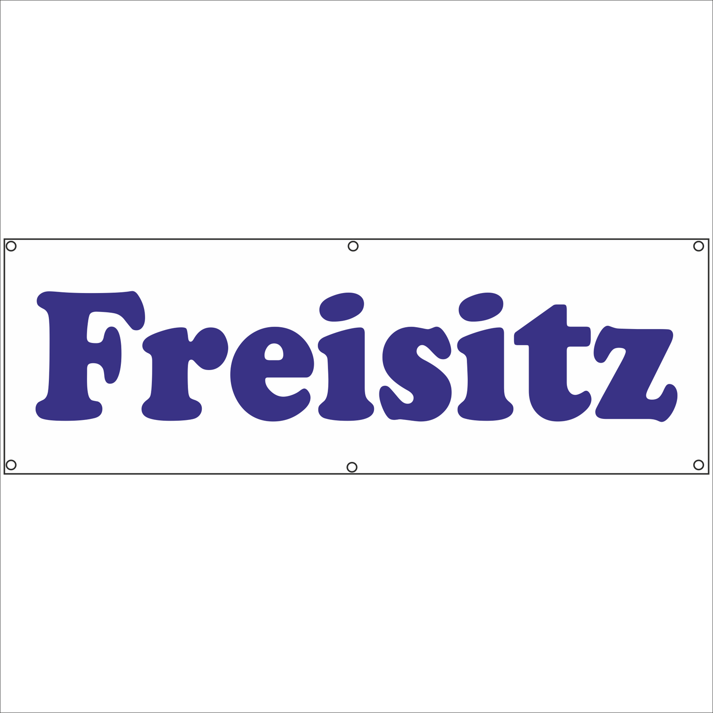 Werbeplane - Gerüstplane - p150 - Freisitz - NEU - Plane für Baustelle- Garten- Zaun oder Veranstaltung