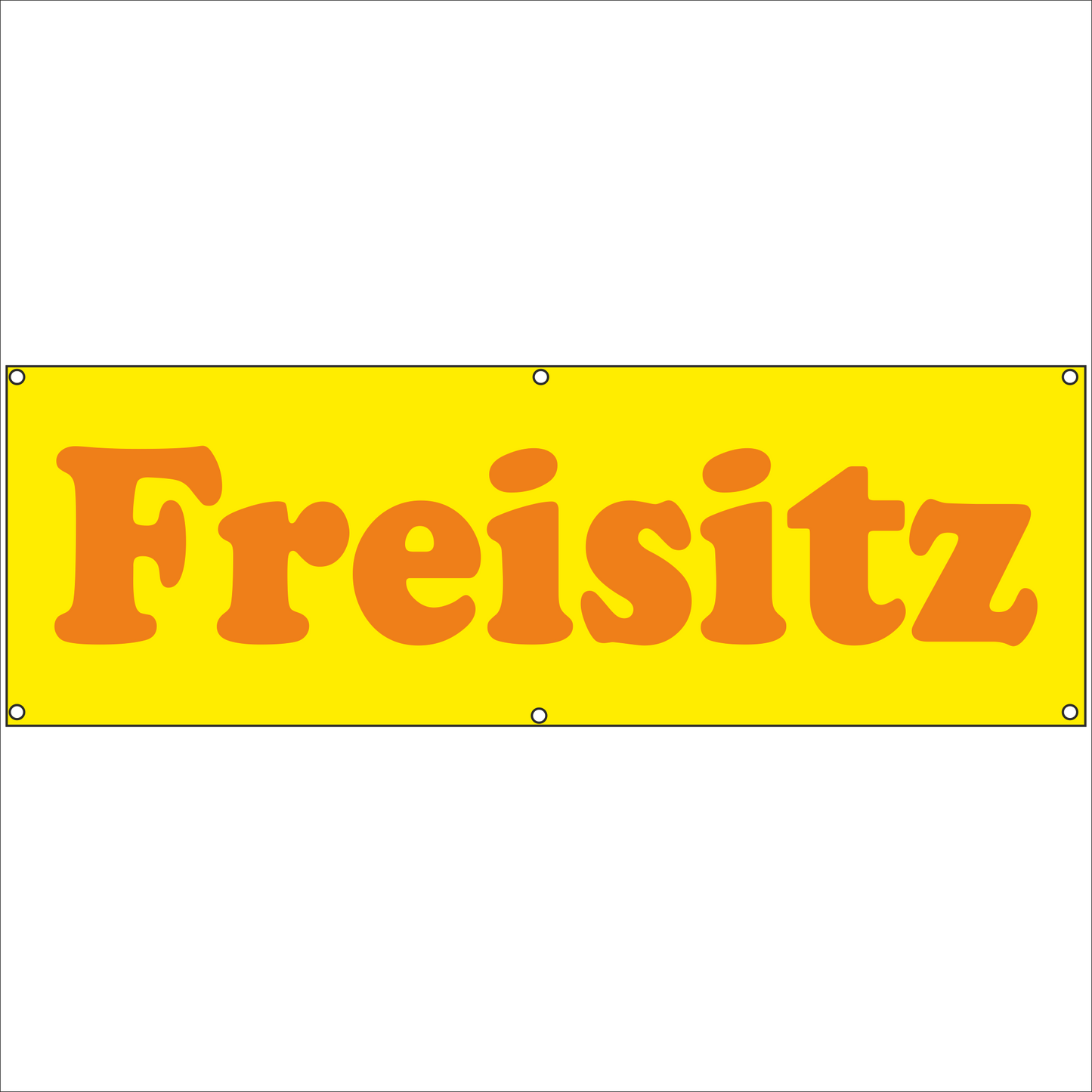 Werbeplane - Gerüstplane - p150 - Freisitz - NEU - Plane für Baustelle- Garten- Zaun oder Veranstaltung