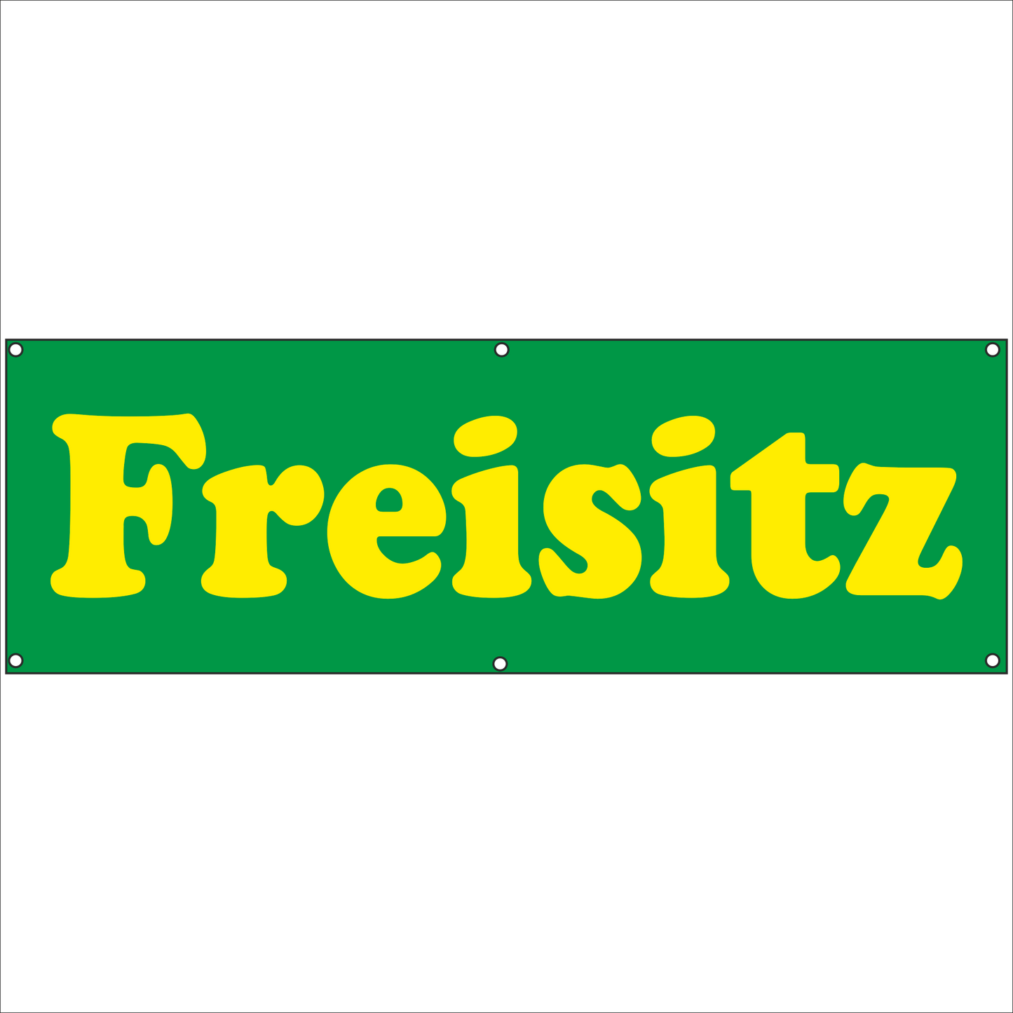 Werbeplane - Gerüstplane - p150 - Freisitz - NEU - Plane für Baustelle- Garten- Zaun oder Veranstaltung