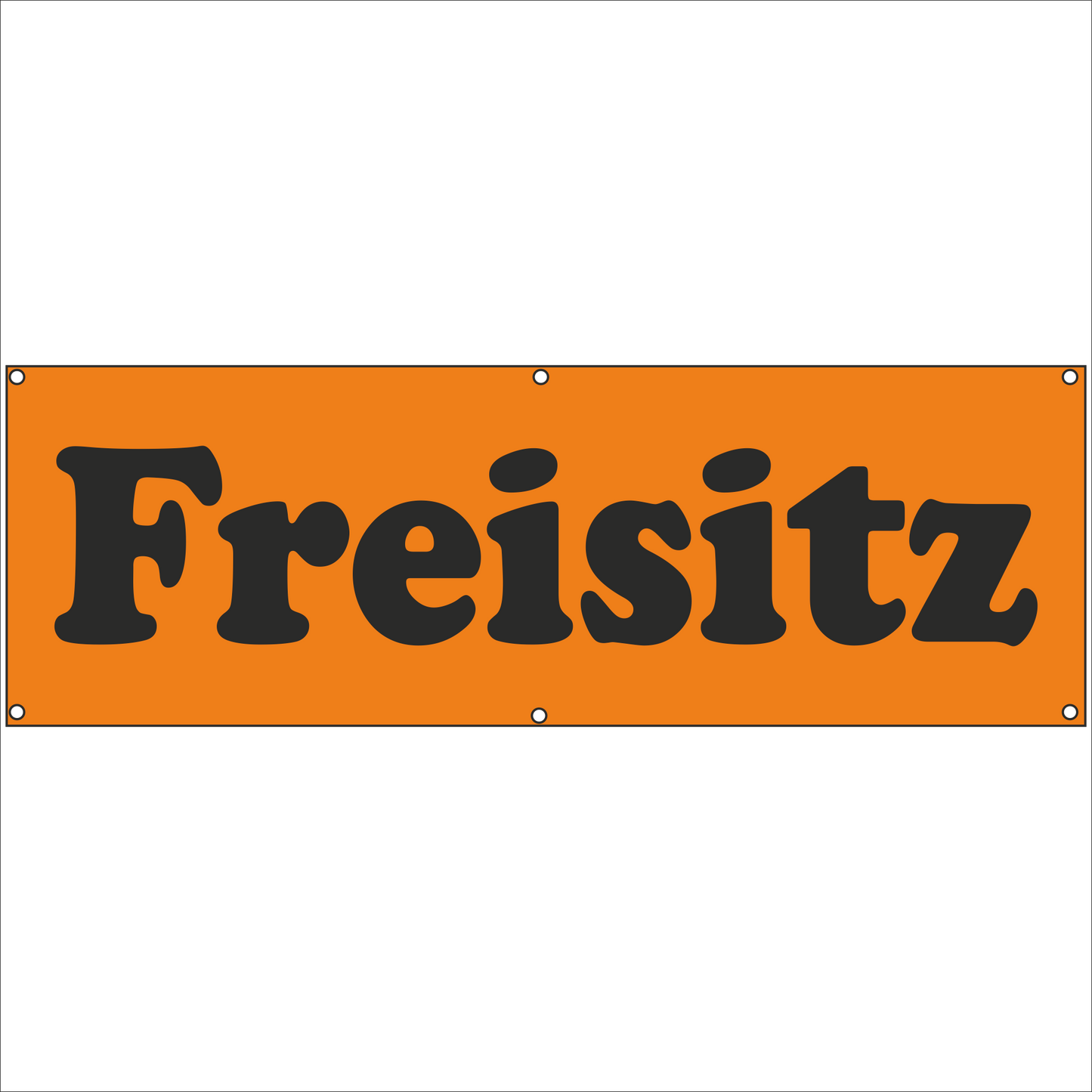 Werbeplane - Gerüstplane - p150 - Freisitz - NEU - Plane für Baustelle- Garten- Zaun oder Veranstaltung