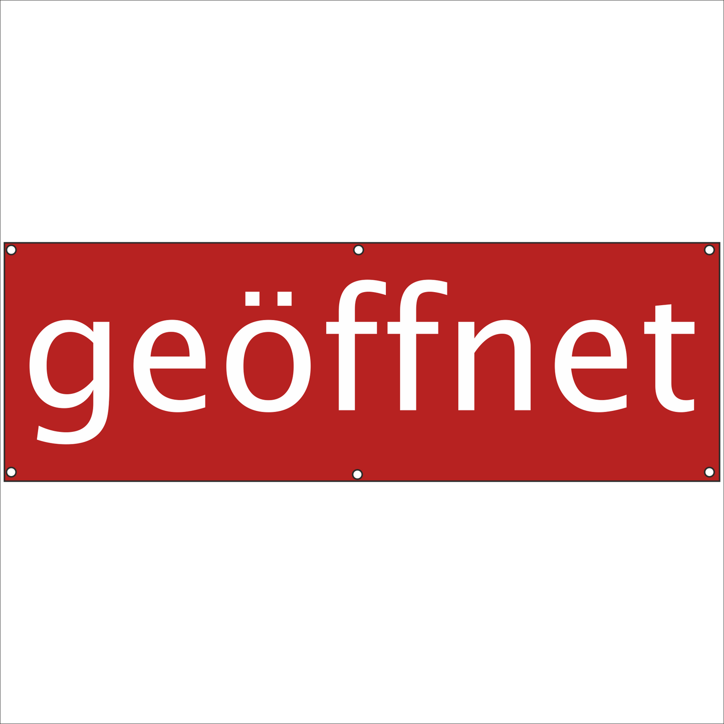 Werbeplane - Gerüstplane - p22 - geöffnet - NEU - Plane für Baustelle- Garten- Zaun oder Veranstaltung