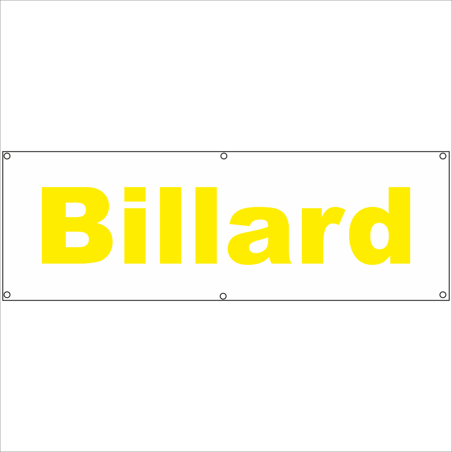 Werbeplane - Gerüstplane - p24 - Billard - Pool - NEU - Plane für Baustelle- Garten- Zaun oder Veranstaltung
