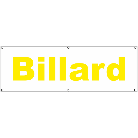 Werbeplane - Gerüstplane - p24 - Billard - Pool - NEU - Plane für Baustelle- Garten- Zaun oder Veranstaltung
