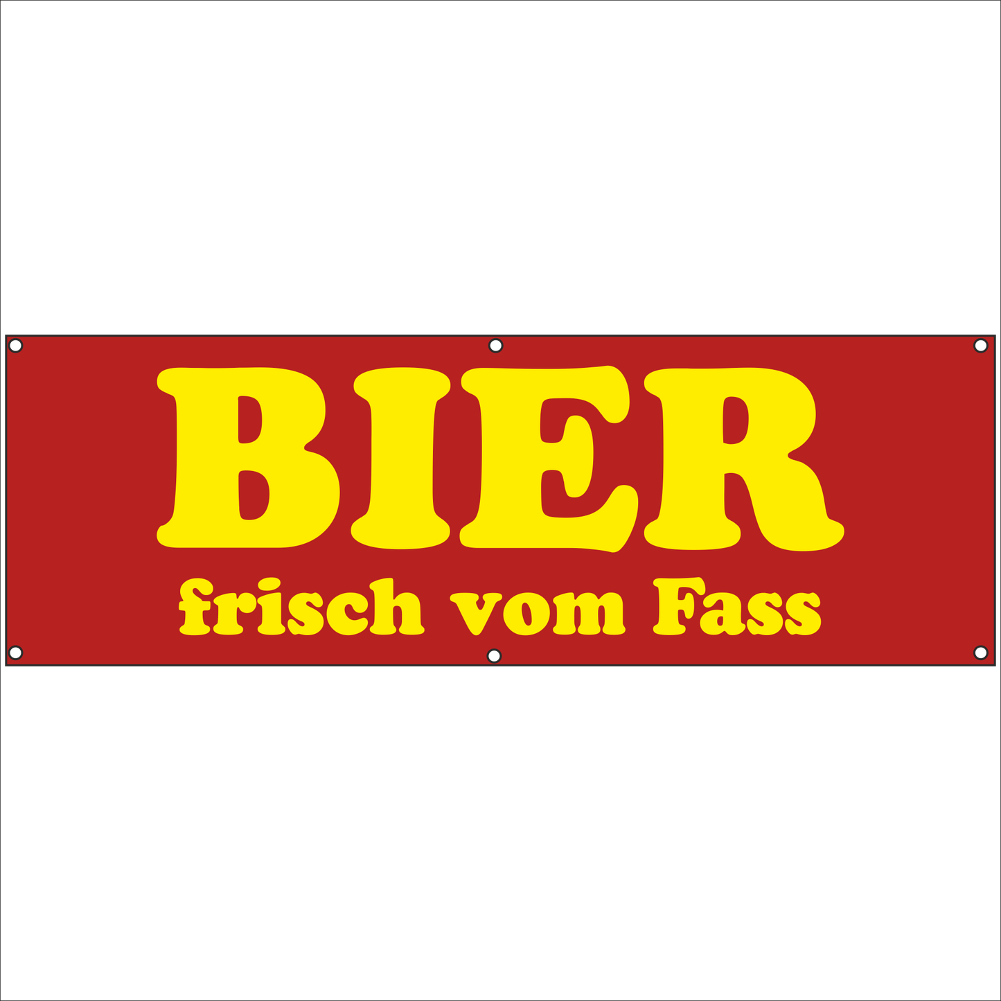 Werbeplane - Gerüstplane - p040 - Bier vom Fass