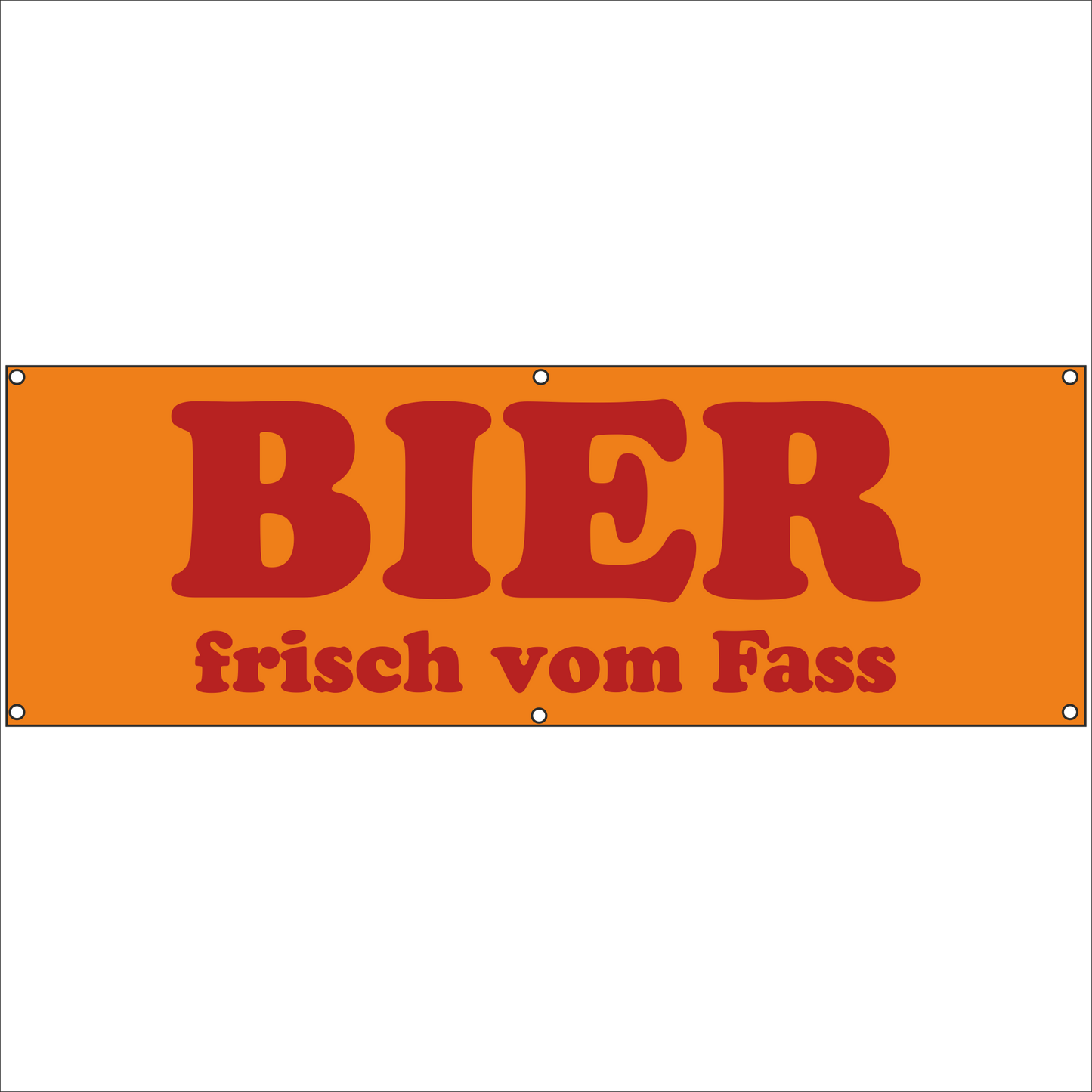 Werbeplane - Gerüstplane - p040 - Bier vom Fass