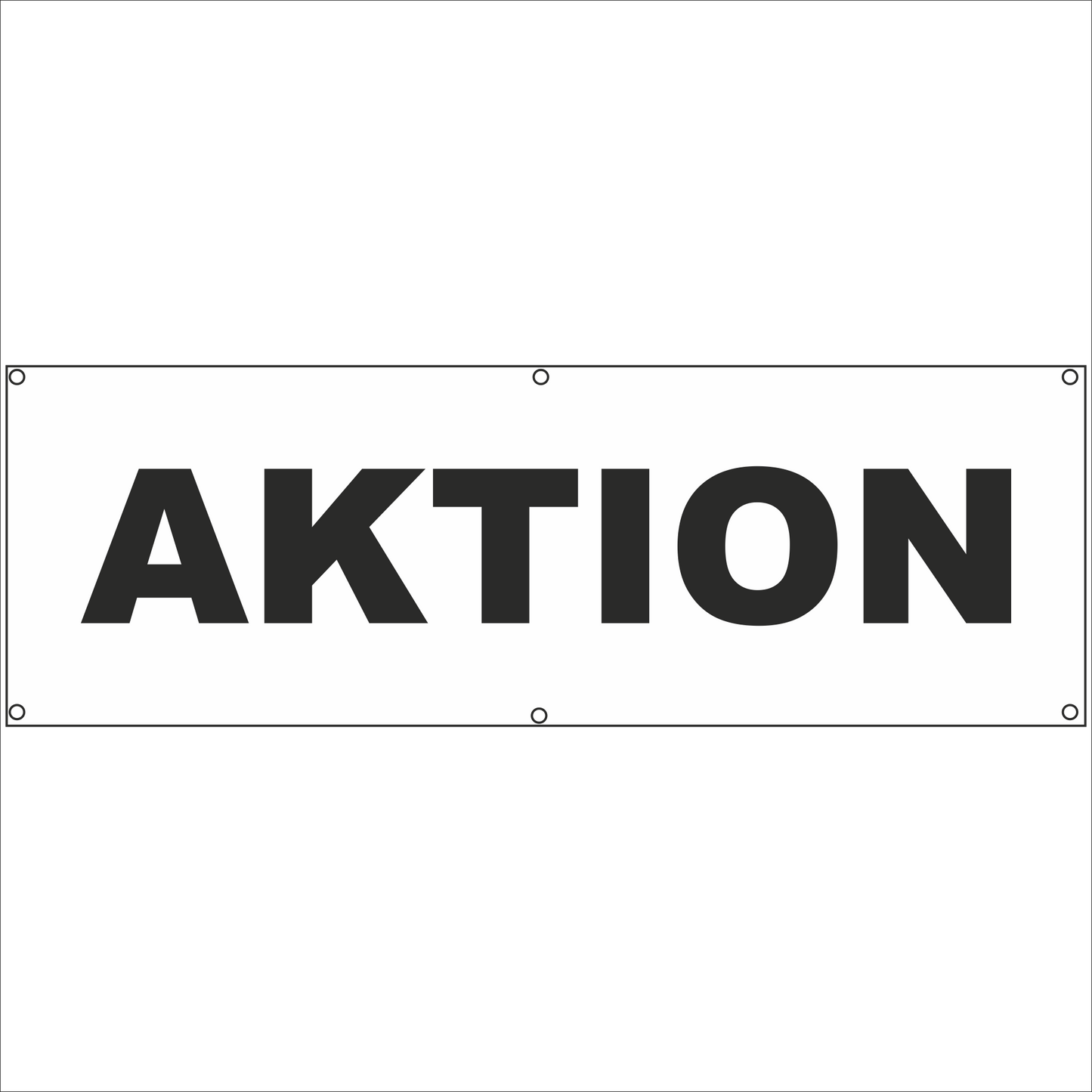 Werbeplane - Gerüstplane - p057 - Aktion - NEU - Plane für Baustelle- Garten- Zaun oder Veranstaltung