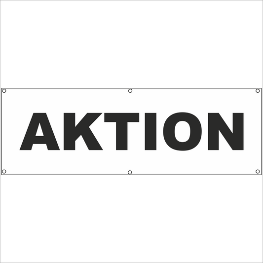 Werbeplane - Gerüstplane - p057 - Aktion - NEU - Plane für Baustelle- Garten- Zaun oder Veranstaltung