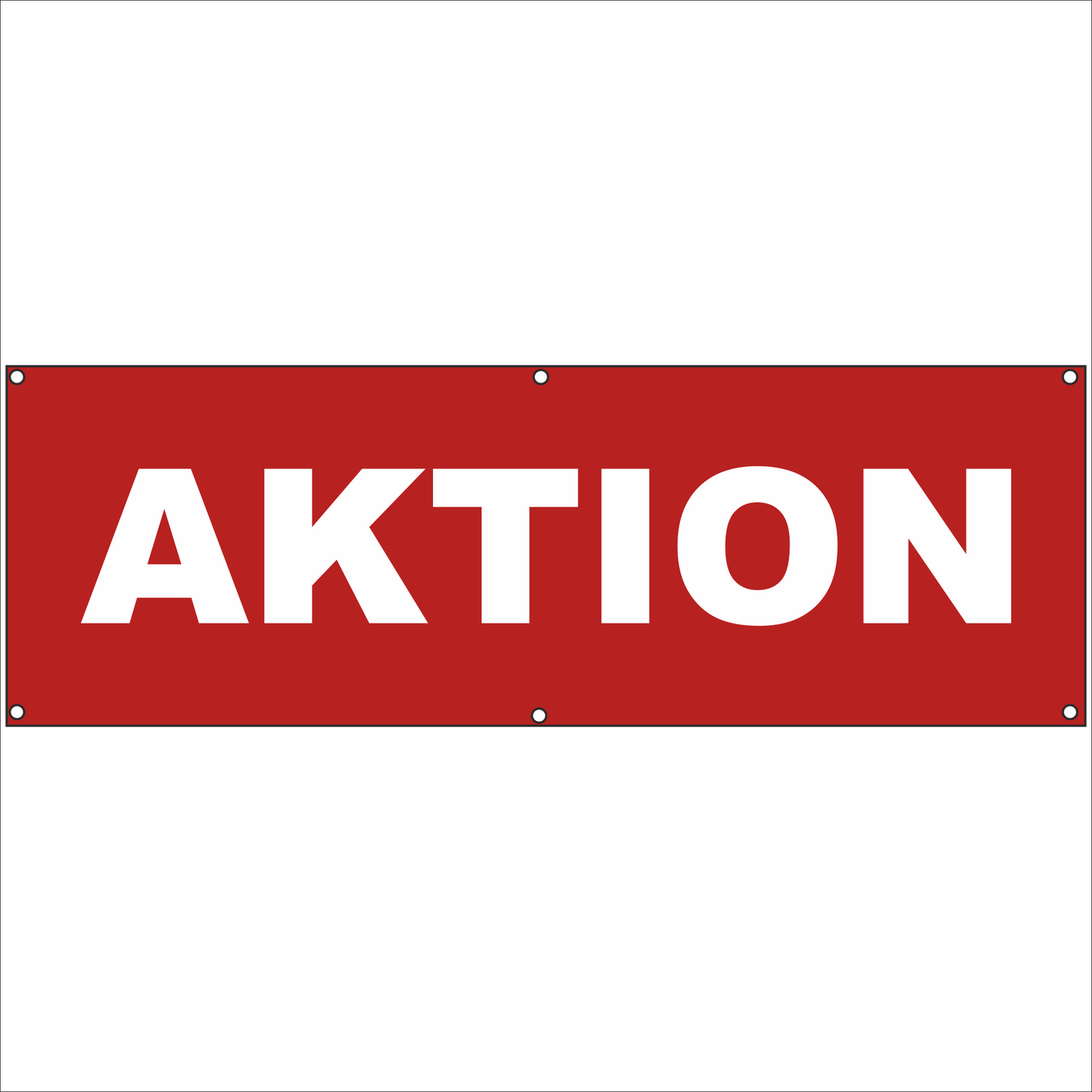 Werbeplane - Gerüstplane - p057 - Aktion - NEU - Plane für Baustelle- Garten- Zaun oder Veranstaltung
