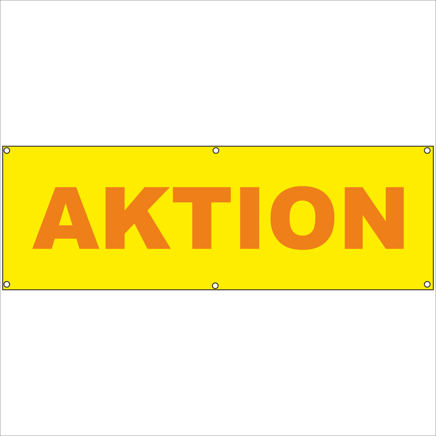 Werbeplane - Gerüstplane - p057 - Aktion - NEU - Plane für Baustelle- Garten- Zaun oder Veranstaltung