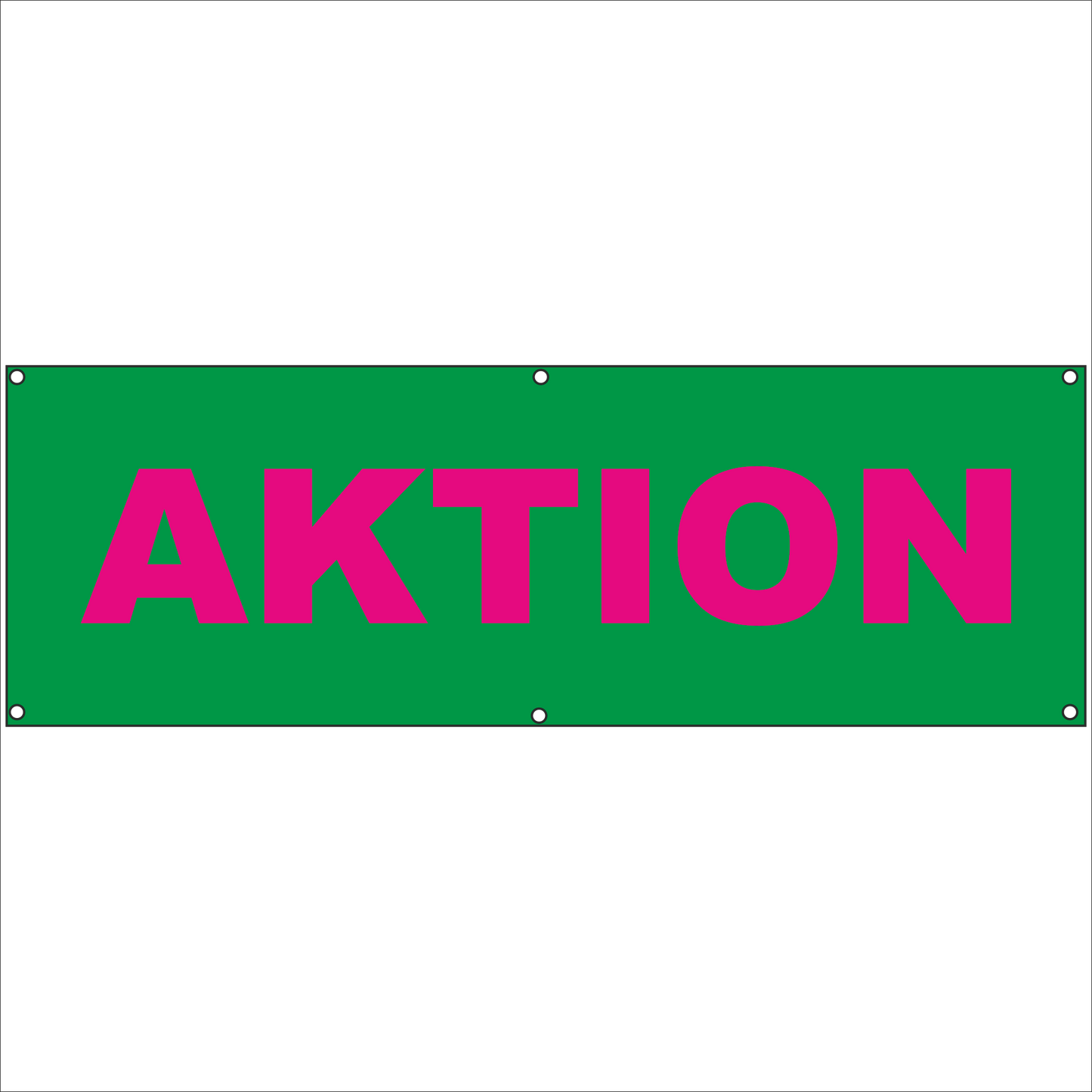 Werbeplane - Gerüstplane - p057 - Aktion - NEU - Plane für Baustelle- Garten- Zaun oder Veranstaltung