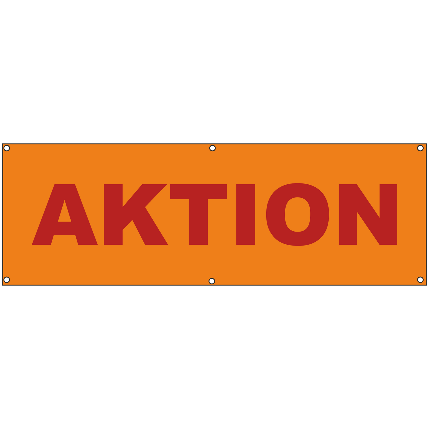 Werbeplane - Gerüstplane - p057 - Aktion - NEU - Plane für Baustelle- Garten- Zaun oder Veranstaltung