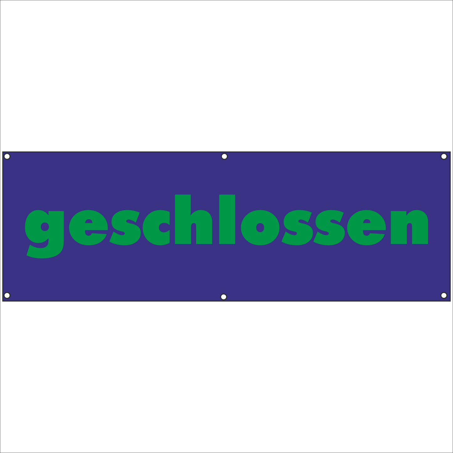 Werbeplane - Gerüstplane - p065 - geschlossen - NEU - Plane für Baustelle- Garten- Zaun oder Veranstaltung