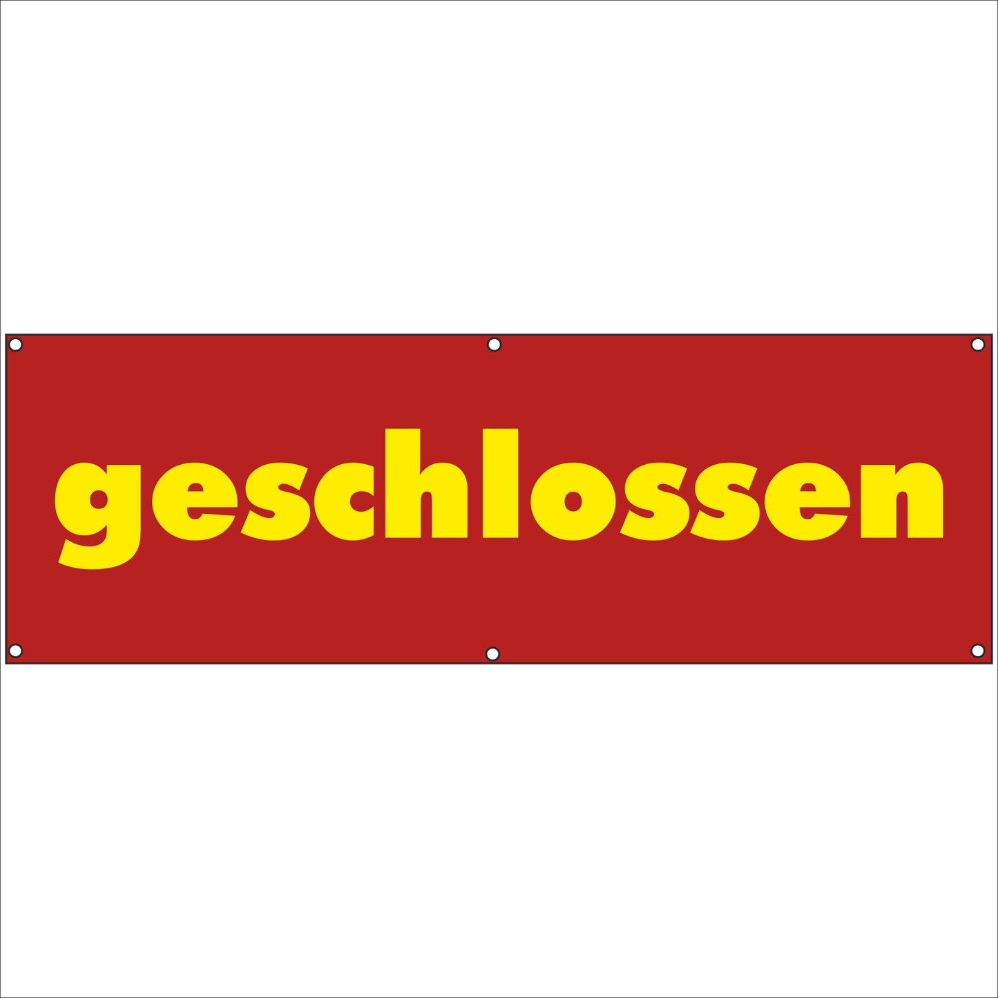 Werbeplane - Gerüstplane - p065 - geschlossen - NEU - Plane für Baustelle- Garten- Zaun oder Veranstaltung