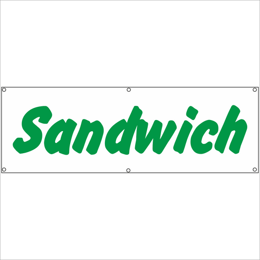Werbeplane - Gerüstplane - p077 - Sandwich - NEU - Plane für Baustelle- Garten- Zaun oder Veranstaltung