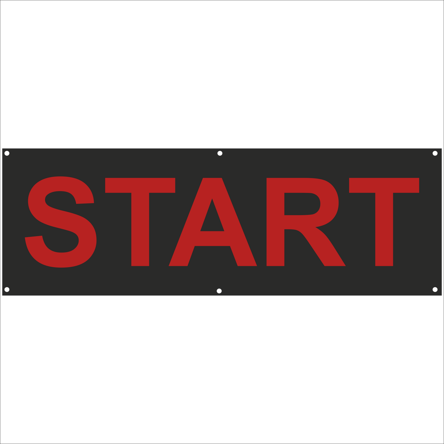 Werbeplane - Gerüstplane - p085 - START - NEU - Plane für Baustelle- Garten- Zaun oder Veranstaltung