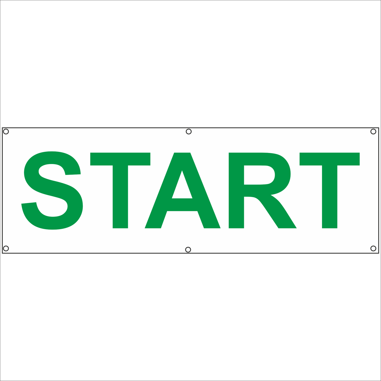 Werbeplane - Gerüstplane - p085 - START - NEU - Plane für Baustelle- Garten- Zaun oder Veranstaltung