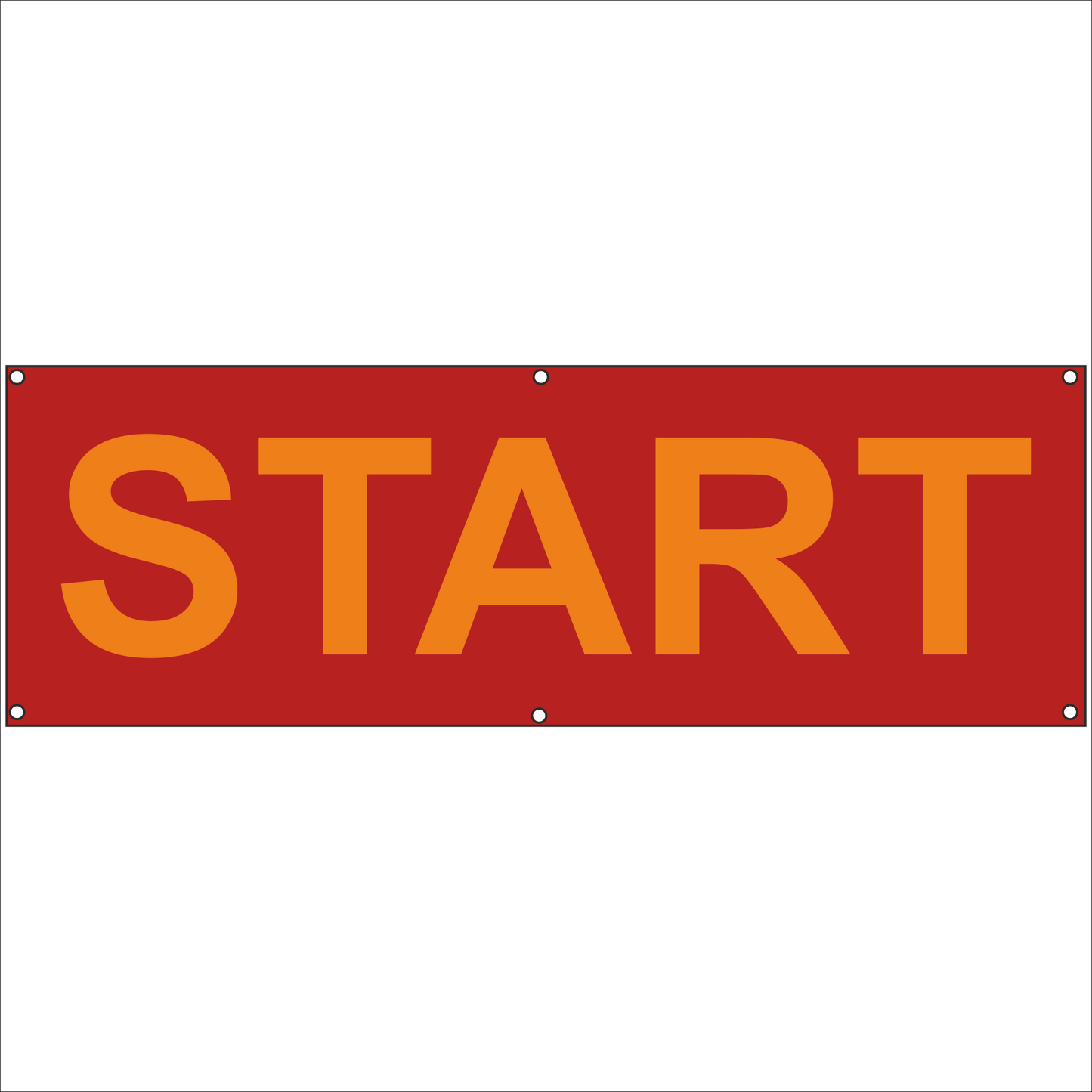 Werbeplane - Gerüstplane - p085 - START - NEU - Plane für Baustelle- Garten- Zaun oder Veranstaltung