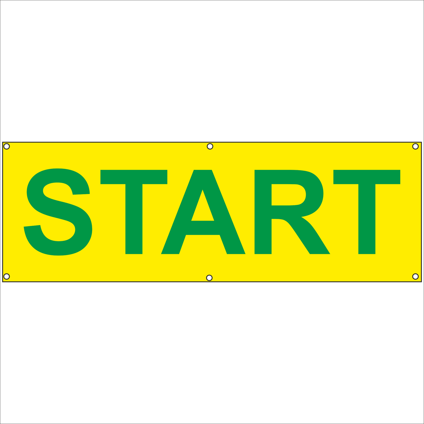 Werbeplane - Gerüstplane - p085 - START - NEU - Plane für Baustelle- Garten- Zaun oder Veranstaltung
