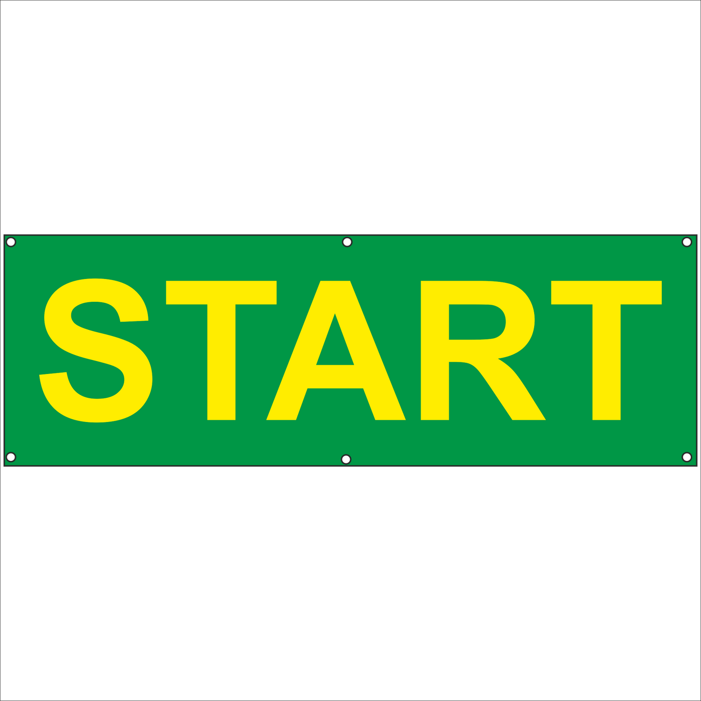 Werbeplane - Gerüstplane - p085 - START - NEU - Plane für Baustelle- Garten- Zaun oder Veranstaltung