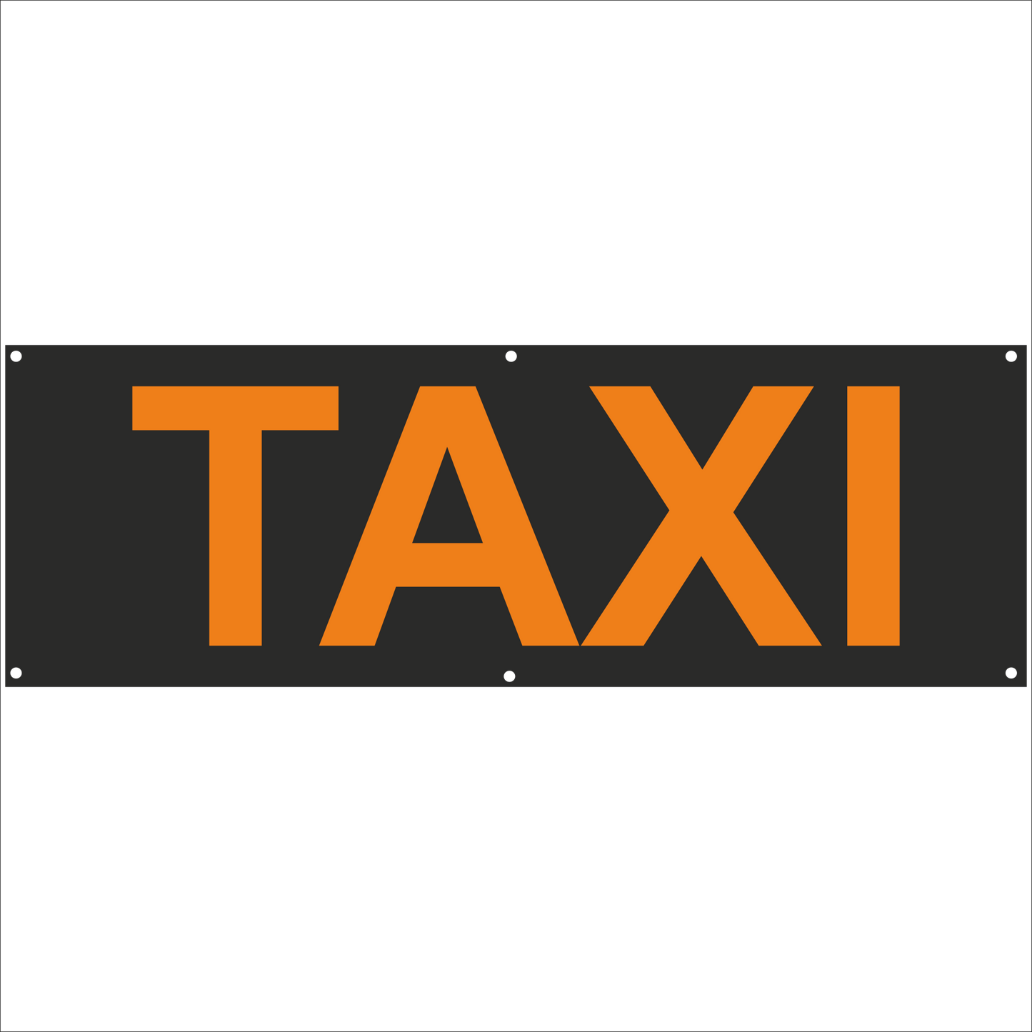 Werbeplane - Gerüstplane - p095 - TAXI - NEU - Plane für Baustelle- Garten- Zaun oder Veranstaltung